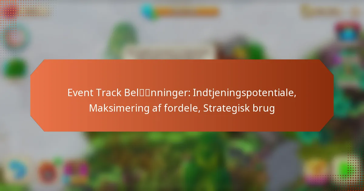 Event Track Belønninger: Indtjeningspotentiale, Maksimering af fordele, Strategisk brug